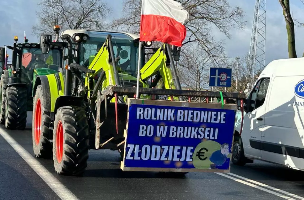 Og Lnopolski Protest Rolnik W Ruszy Blokad W Ca Ej Polsce Relacja