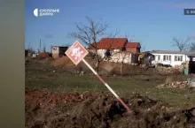 &lt;p&gt;Zniszczone gospodarstwo Serhija Borożenko w Białogórce w obwodzie chersońskim.&lt;/p&gt;