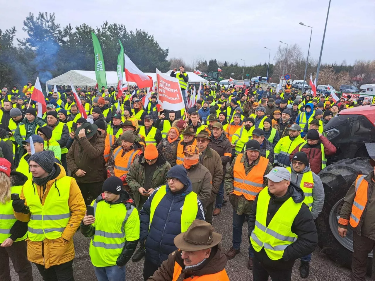 &lt;p&gt;Protest rolników na granicy w Zosinie&lt;/p&gt;