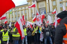 Protest rolników w Warszawie 6 marca