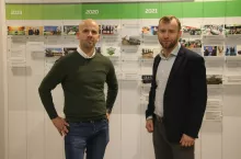 Jacek Stolarski, wiceprezes firmy Samasz (z prawej) oraz Karol Wdziękoński, dyrektor sprzedaży i marketingu.