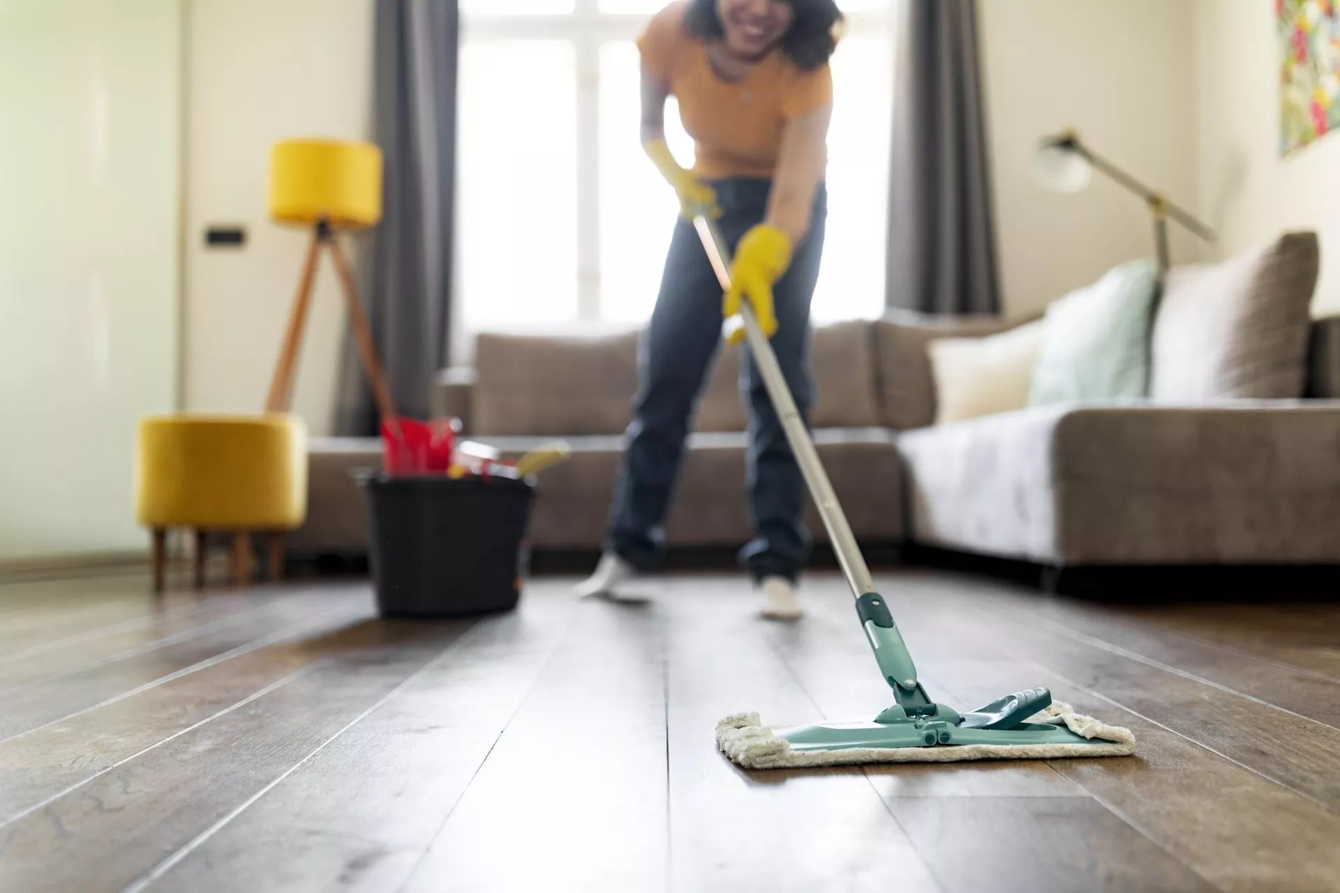 Shiny Floor Cleaning Hack