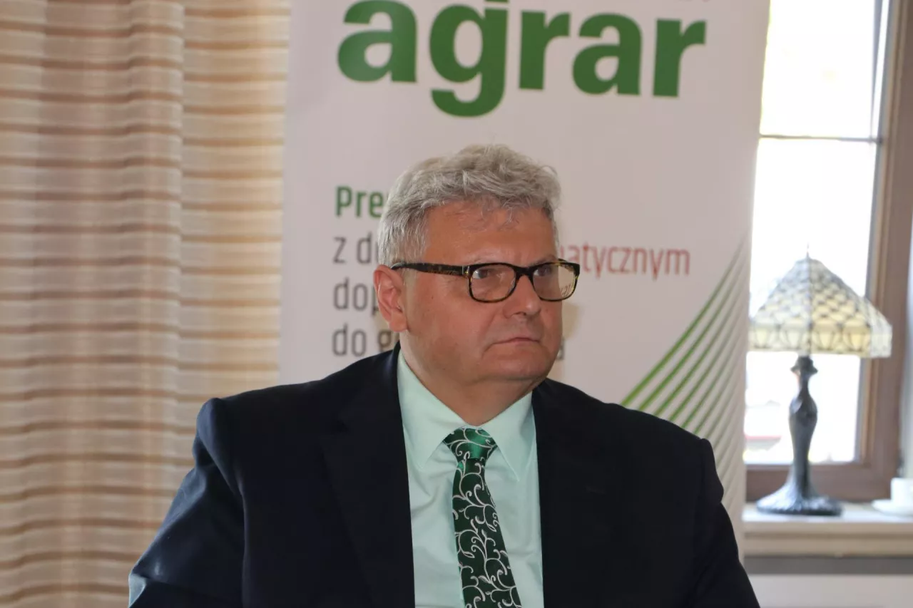 dr Juliusz Urban, ekspert rynkowy top agrar Polska na VI Ogólnopolskiej Giełdzie Rzepaczano-Zbożowej