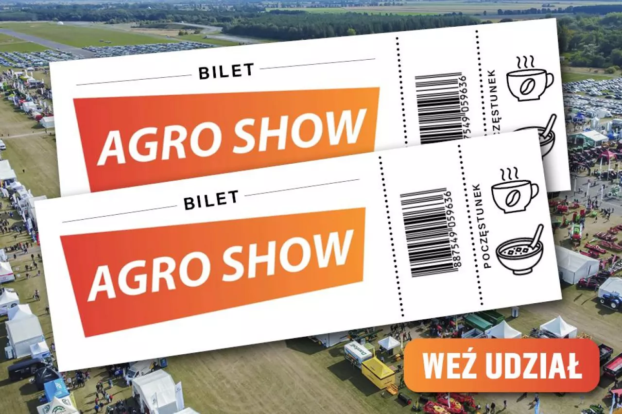 Rozwiąż quiz i wygraj podwójne wejściówki na Agro Show 2024