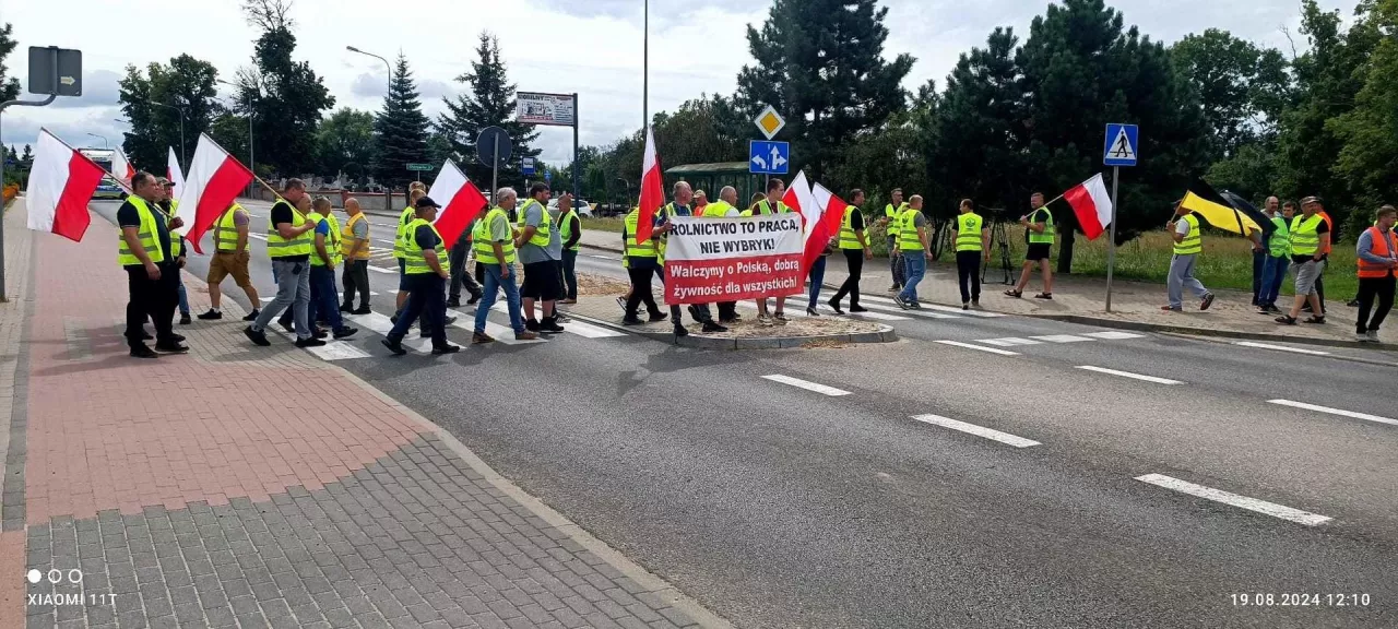 Protest rolników w Silnie