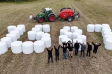 defaultKverneland z rekordem świata w owijaniu bel
