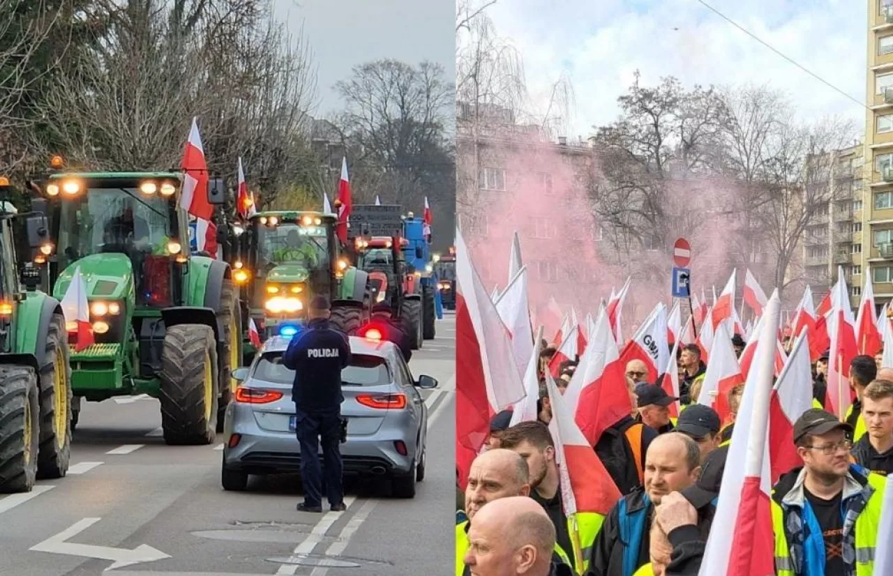 protest rolników