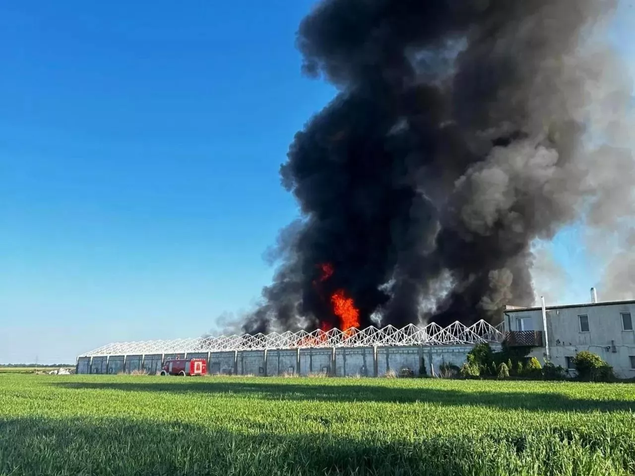 Straszny pożar w Dobieżynie