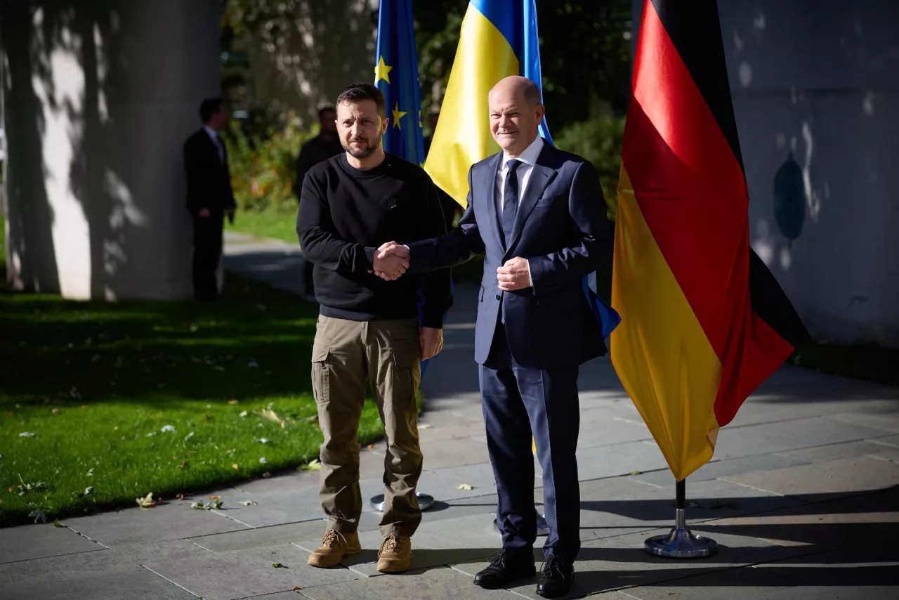 Wizyta prezydenta Zełeńskiego w Niemczech. Fot: Biuro Prasowe Prezydenta Ukrainy