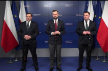 Stefan Krajewski, Władysław Kosiniak-Kamysz, Krzysztof Paszyk na konferencji nt. Mercosur