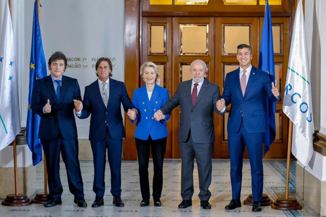 Mercosur, von der Leyen, Lula da Silva, Montevideo