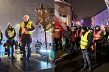 protest, Warszawa, rolnicy