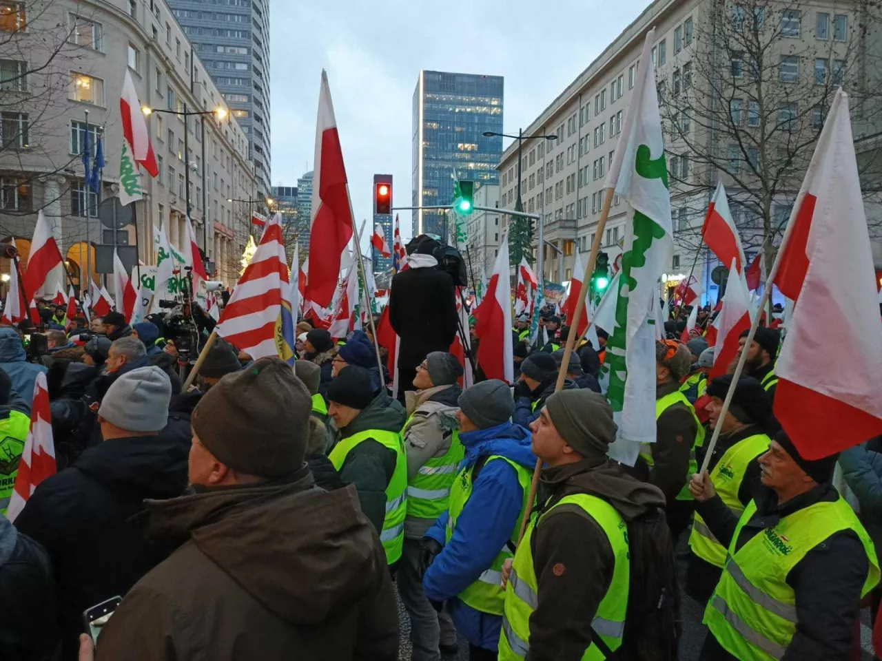 protest rolników, protest 3 stycznia, protest Warszawa