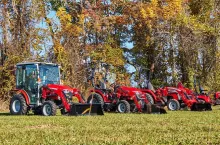 Seria kompaktowych ciągników Massey Ferguson zaprezentowana na targach National Farm Machinery Show w Louisville 12-15 lutego 2025.