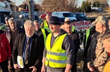 Protest rolników w Świętej Annie