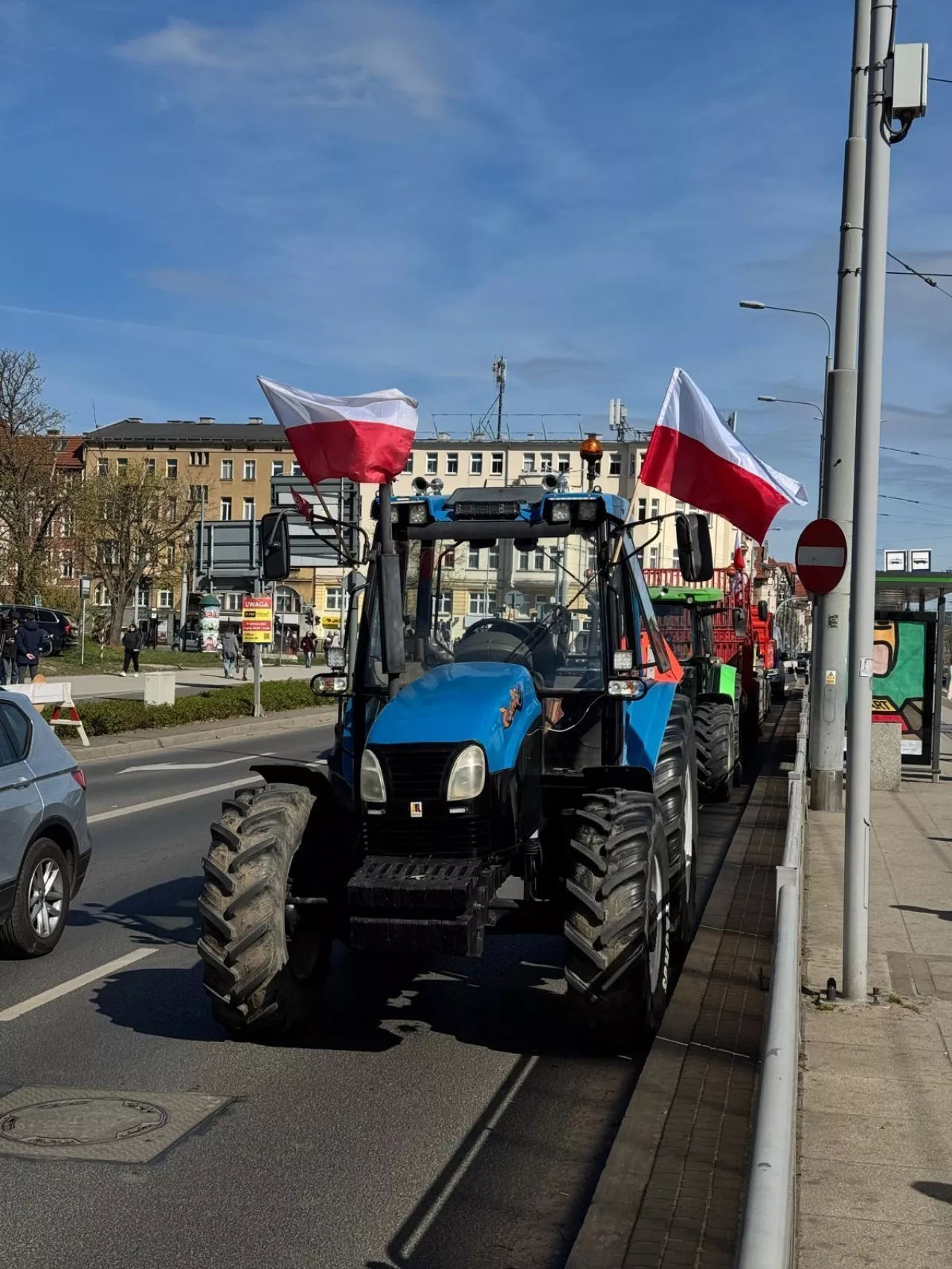 Protest rolników w Poznaniu 10 kwietnia