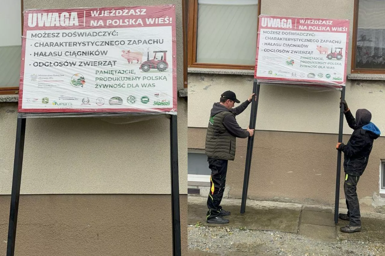 Akcja informacyjna na temat wsi