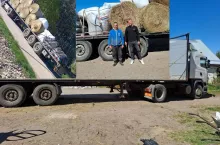W transporcie do poszkodowanego gospodarstwa każda bela siana, sianokiszonki czy słomy miała znaczenie