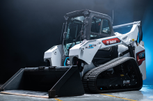 Całkowicie elektryczny sprzęt budowlany T7X firmy Doosan Bobcat.