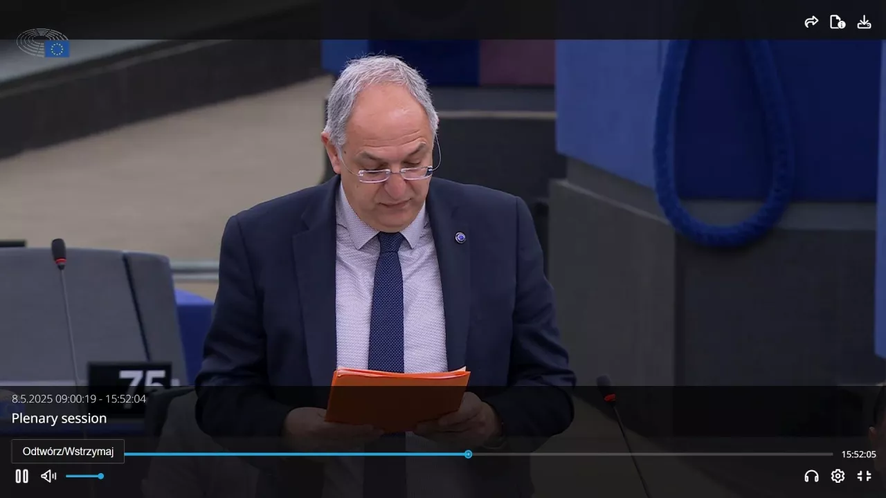 Komisarz UE ds. środowiska, oceanów i rybołówstwa, Costas Kadis, przemawia w imieniu Komisji Europejskiej przed głosowaniem nad projektem rozporządzenia COM(2025)0107 dotyczącym zawieszenia przepisów handlowych w odniesieniu do importu z Ukrainy.