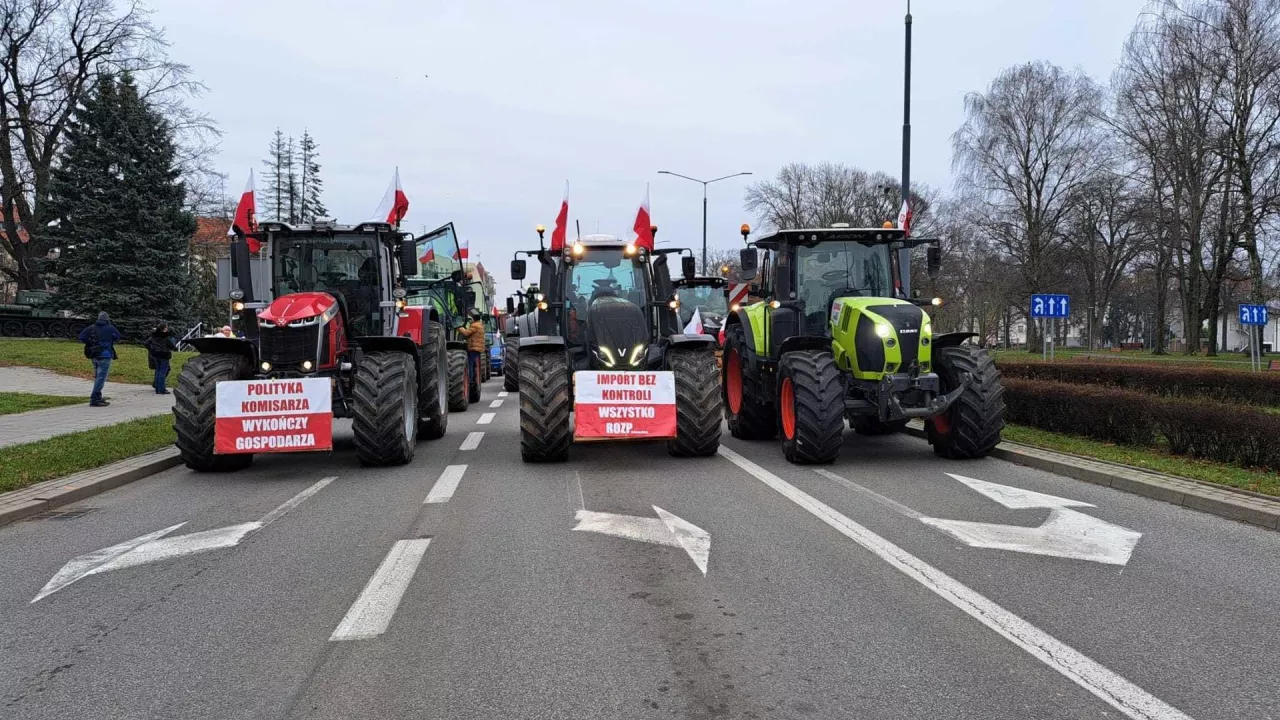 Protest rolników - zdjęcie poglądowe