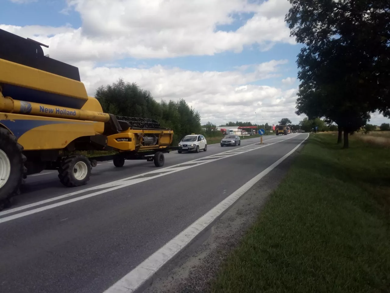 Korek wiadukt nad krajową ósemką, blokada Jordanów 