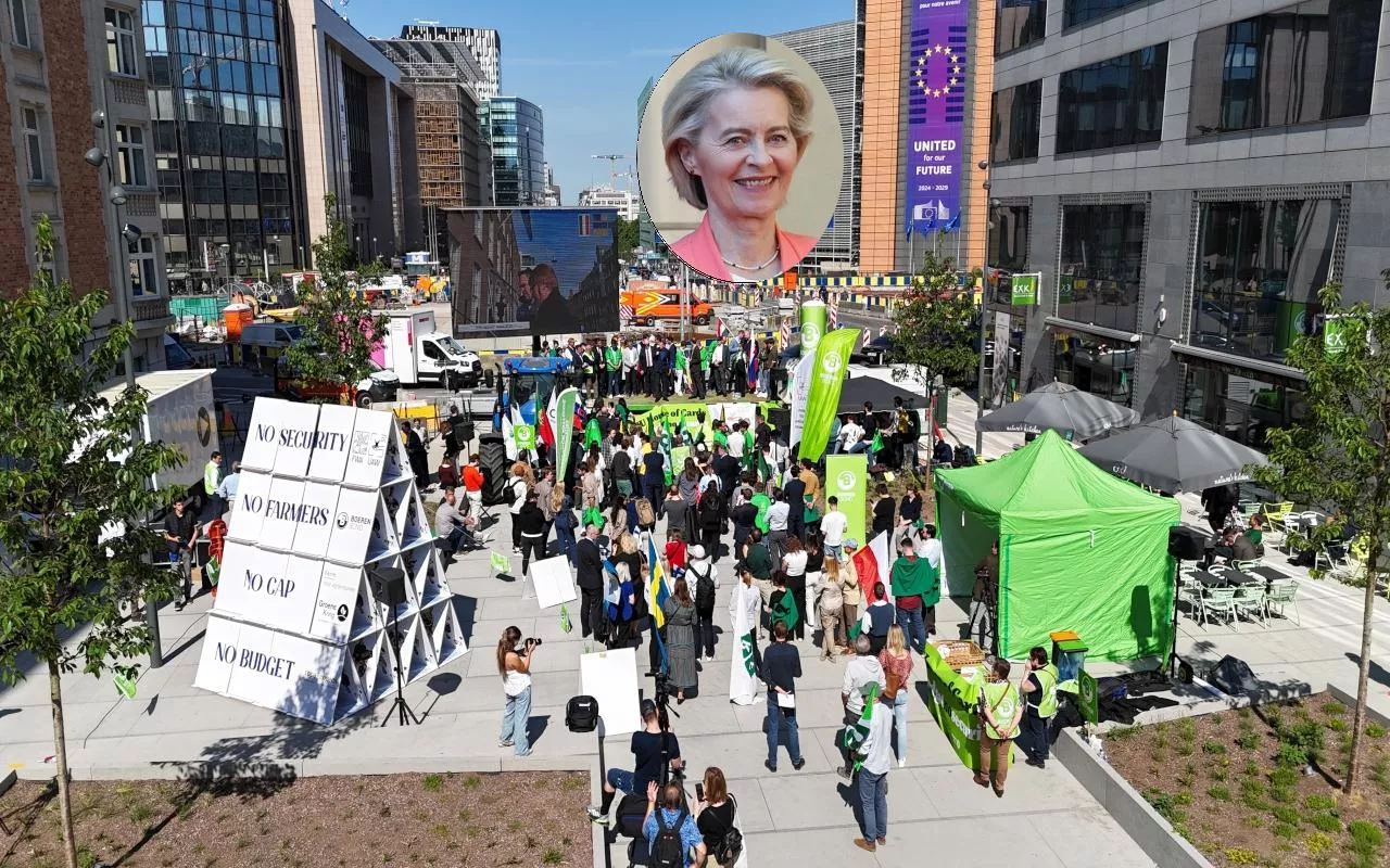 protest rolników Bruksela Berlaymont WPR von der Leyen