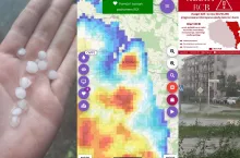 Intensywne burze z ulewnym deszczem, silnym wiatrem i gradem przechodzą w niedziele przez kilka województw 