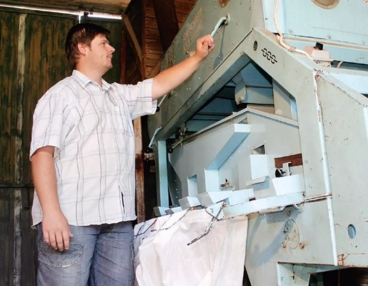 Wstępne czyszczenie ziarna