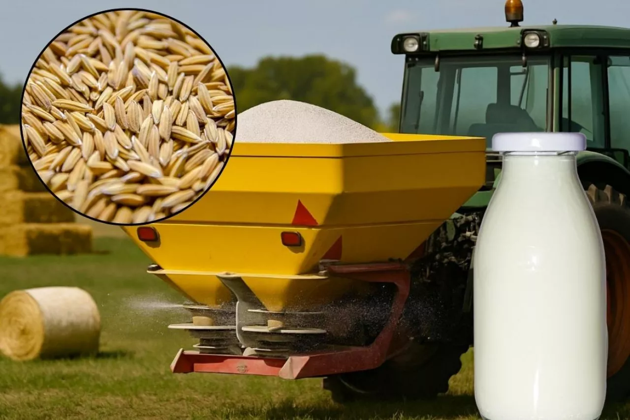 cena nawozów a cena mleka i zboża