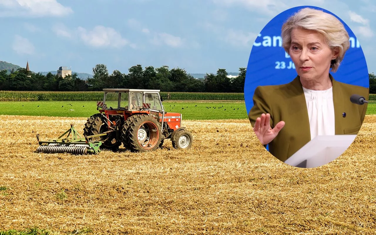 Ursula von der Leyen, traktor, pole, WPR, rolnictwo,