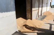 Zboże wypełnia magazyny skupowe