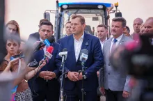 Briefing prasowy po spotkaniu w Zespole Szkół Centrum Kształcenia Rolniczego