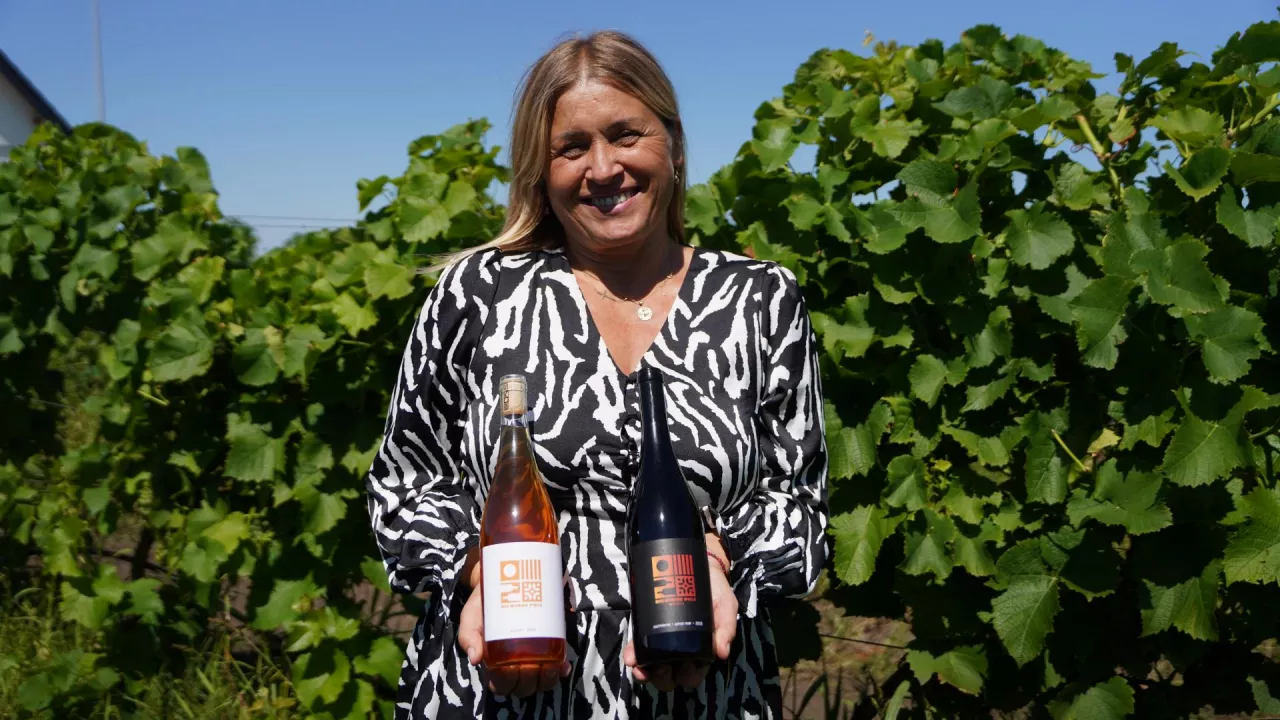 Anna Bulak, właścicielka winnicy Niewinne Pole pod Wrocławiem
