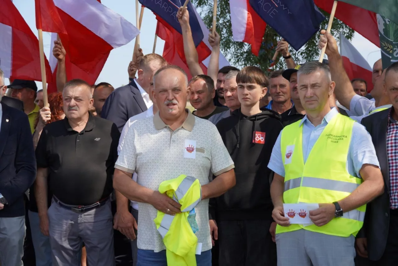 Protest rolników Medyka