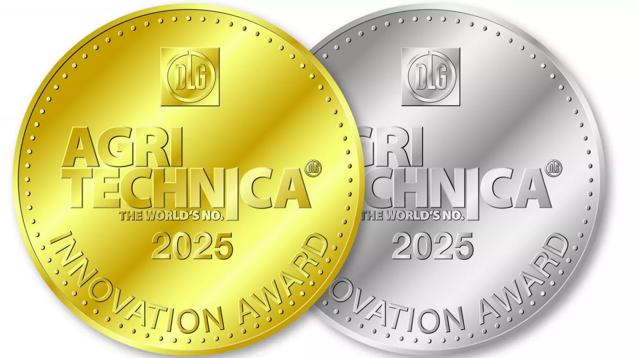 Złoty i srebrny medal, które zdobywają innowacje rolnicze na targach maszyn rolniczych Agritechnica
