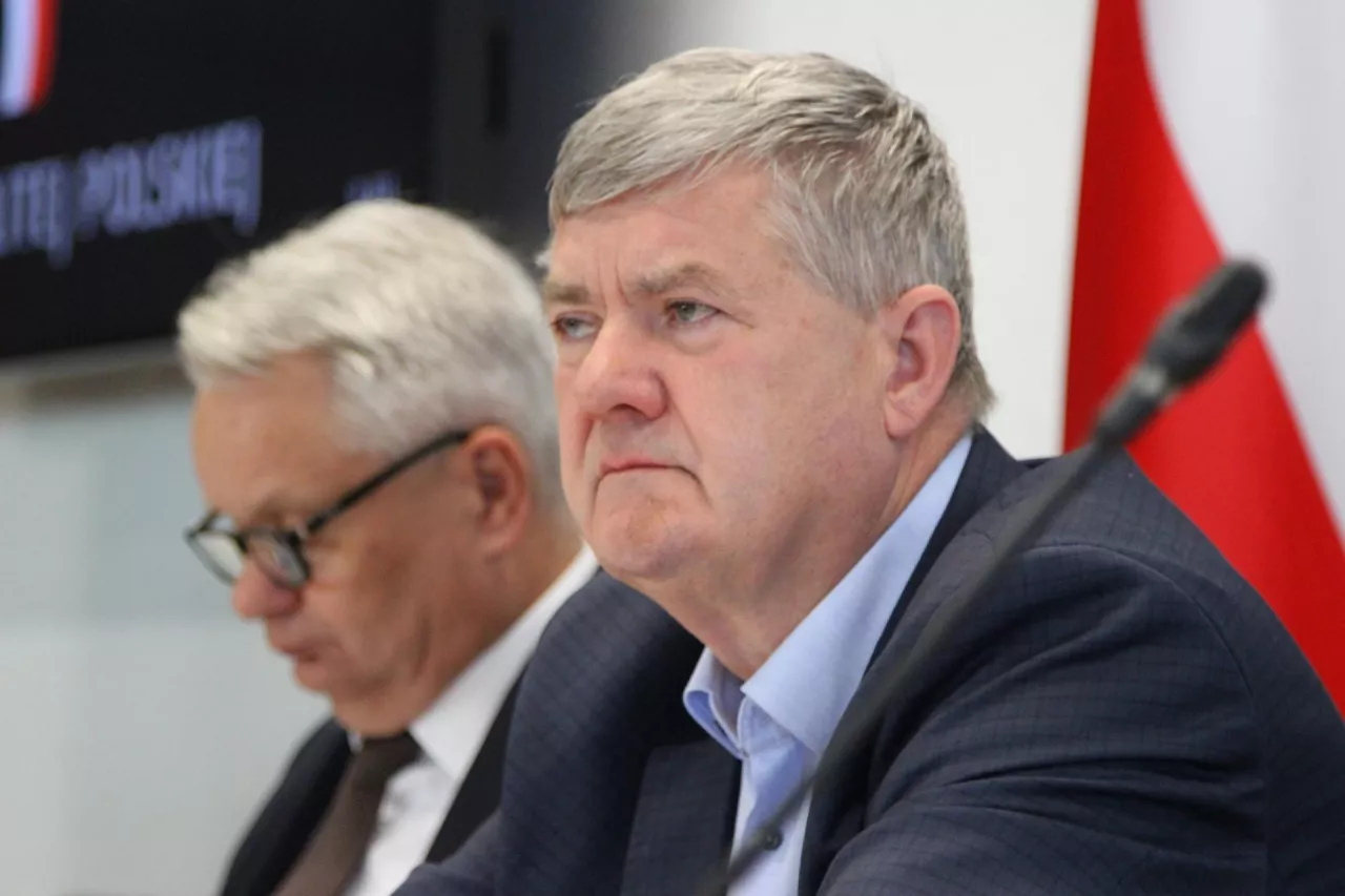 Od lewej: Mirosław Maliszewski (PSL-TD), przewodniczący sejmowej Komisji Rolnictwa i Rozowju Wsi oraz Kazimierz Plocke (KO), zastępca przewodniczącego komisji 