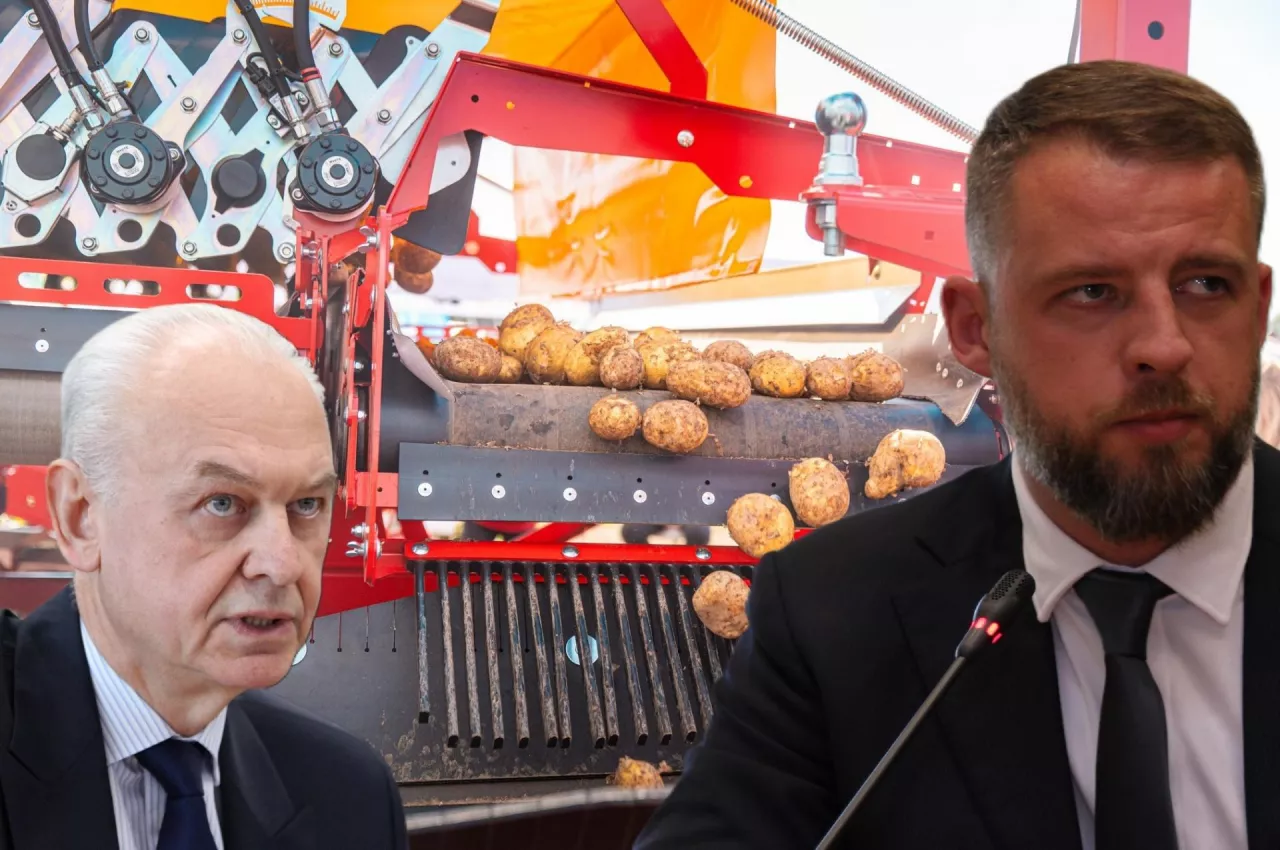 Od lewej: Andrzej Chodkowski, Główny Inspektor Ochrony Roślin i Nasiennictwa oraz Kamil Maniak, prezes Stowarzyszenia Polski Ziemniak