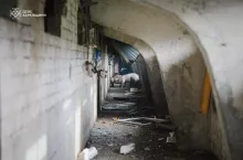 Skutki ataku dronów na ukraińską farmę świń