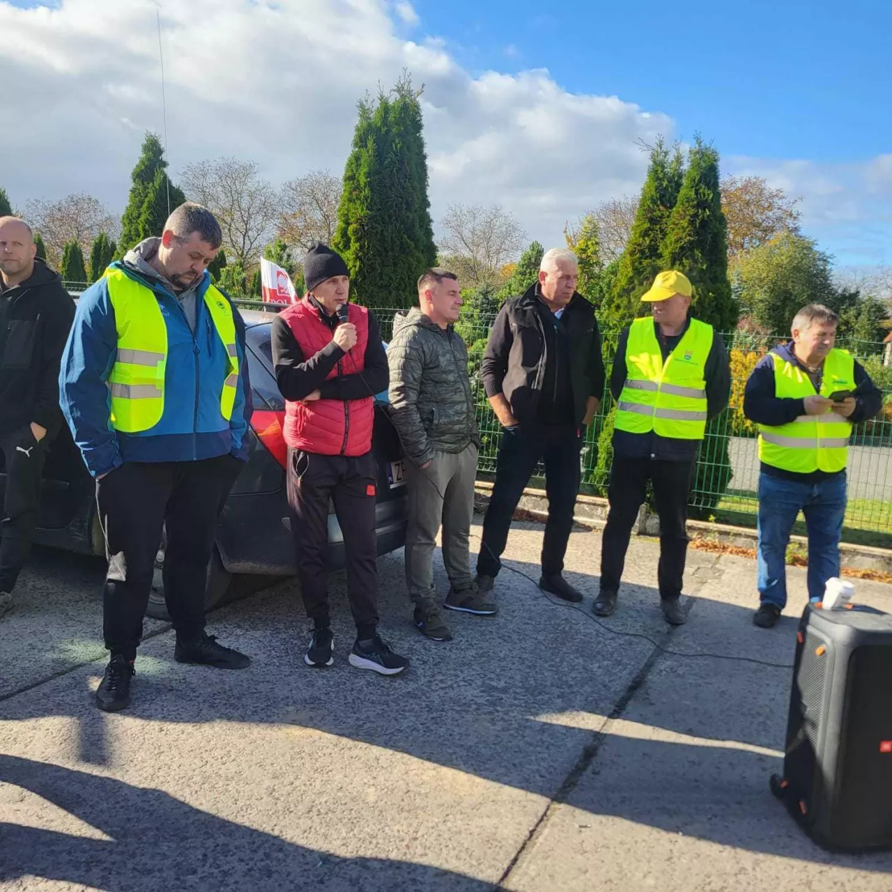 Protest rolników w Pyrzycach