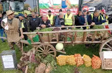 Protest Rolników w Świętej Annie