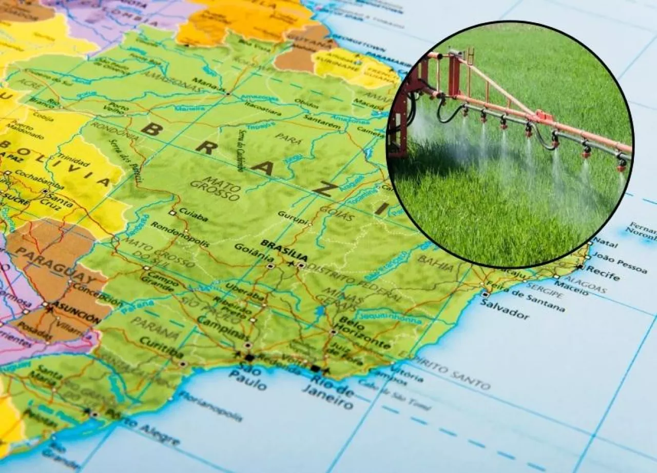 Brazylia, pestycydy, jakie opryski, rolnictwo