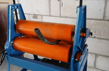 walcarka do blach i profili zbudowana przez rolnika