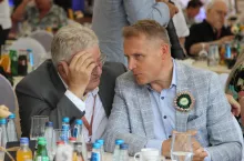 Henryk Smolarz (z prawej) dyrektorem generalnym KOWR został za czasów rządów w resorcie rolnictwa Czesława Siekierskiego