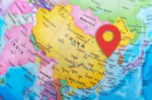 Map of the world - China mapa Chiny Lovol Quingdao