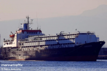 Statek Spiridon II do transportu zwierząt gospodarskich