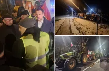 Protest rolników w Koszutach 2025