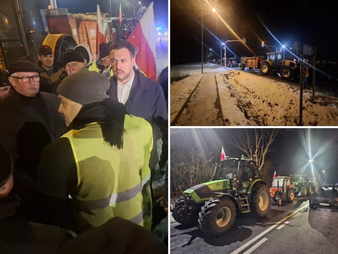 Protest rolników w Koszutach 2025