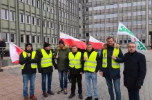 Protest rolników Kielce