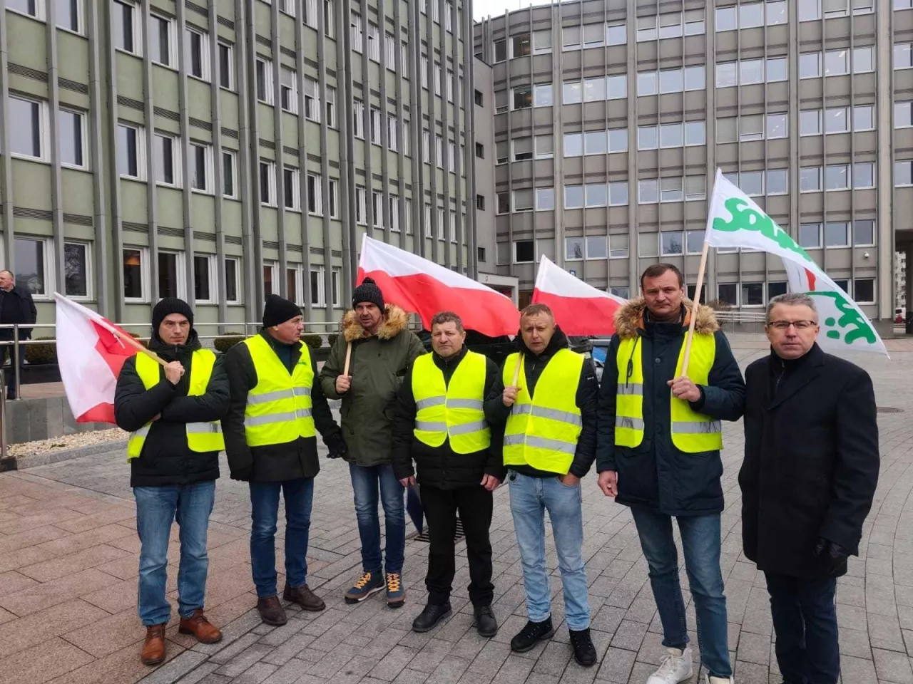 Protest rolników Kielce